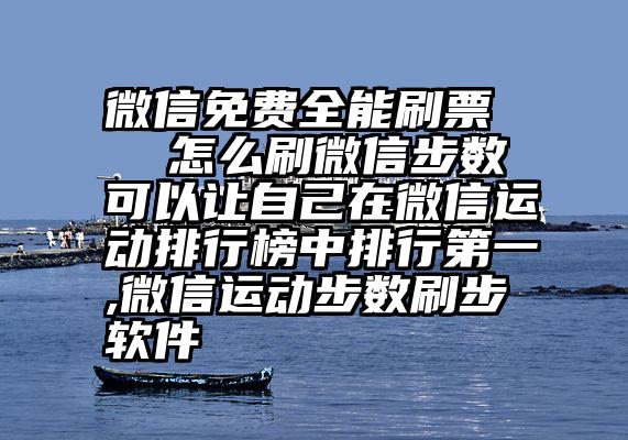 微信免费全能刷票   怎么刷微信步数可以让自己在微信运动排行榜中排行第一,微信运动步数刷步软件